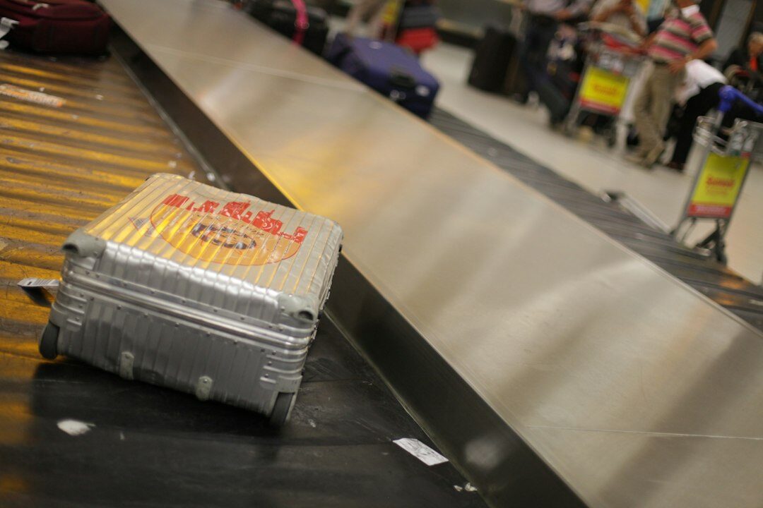 german family packing suitcases