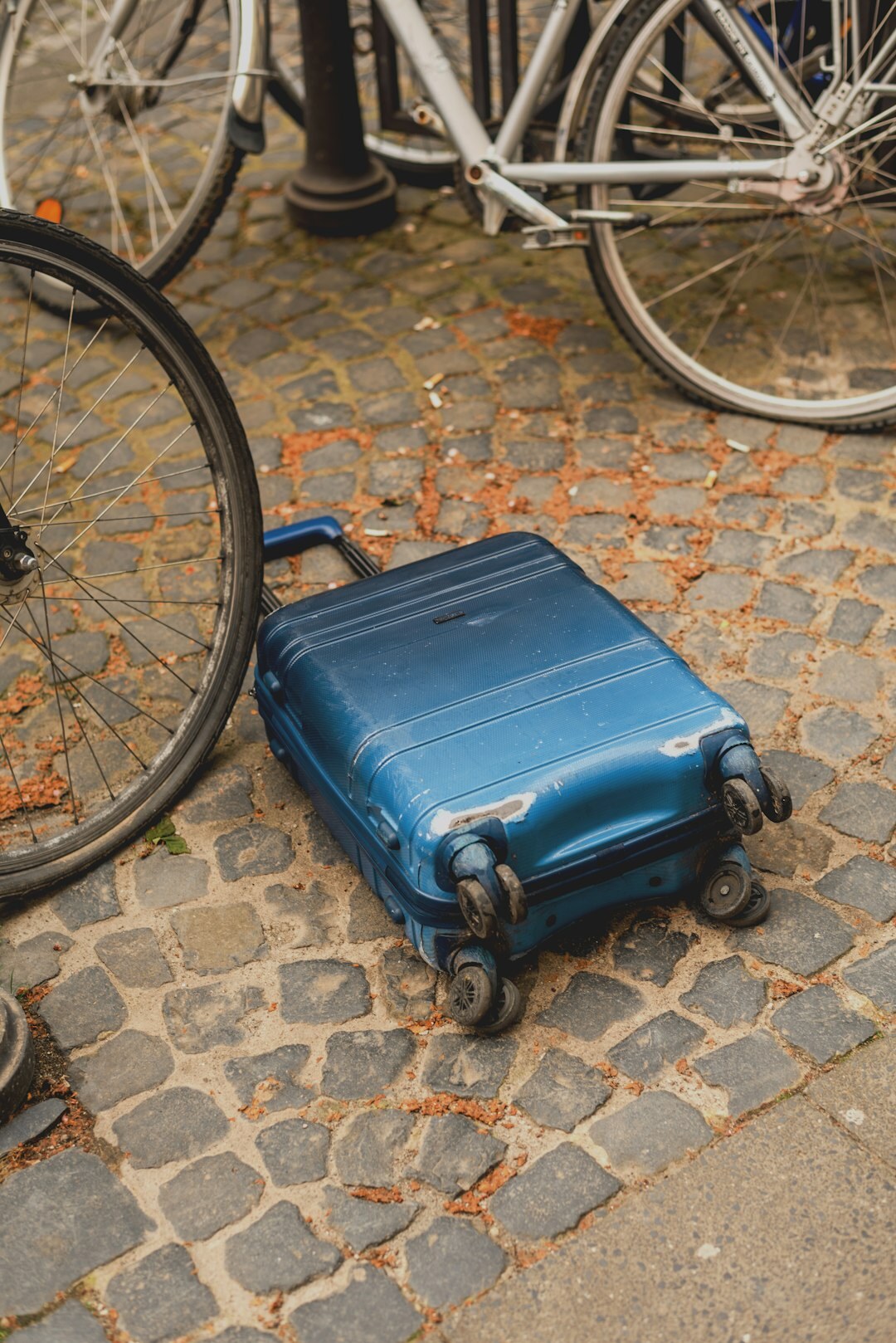 german family packing suitcases
